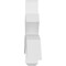 Ekena Millwork Davenport Architectural Grade PVC Gable Bracket, 108"W x 18"H x 4"D x 4"F, 4/12 Pitch GBP108X18X0404DAV00 - alternate 4